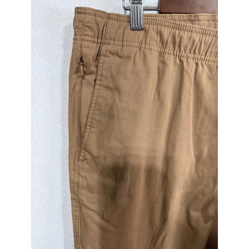 True Nation 1X x 30 Brown Jogger Pants Men's Plus Athletic Fit‎ Stretch New - Picture 3 of 5